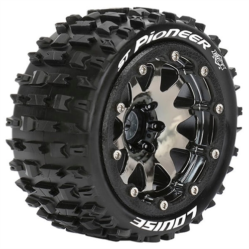 LOUISE RC ST-PIONEER 1/10 SOF T BEAD-LOCK/1/2 OFFSET HEX 12M